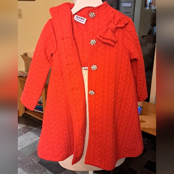 ❤️ LIKE NEW*BLUEBERI BOULEVARD TODDLER 2PIECE JACKET/ SLEEVELESS DRESS❤️ SIZE 3T - Picture 8 of 16